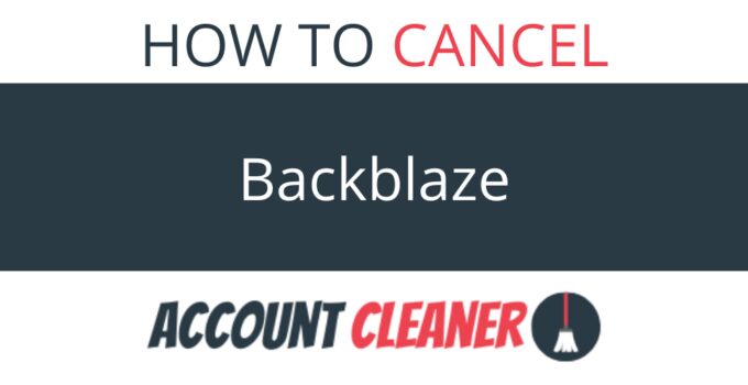 How to Cancel Backblaze